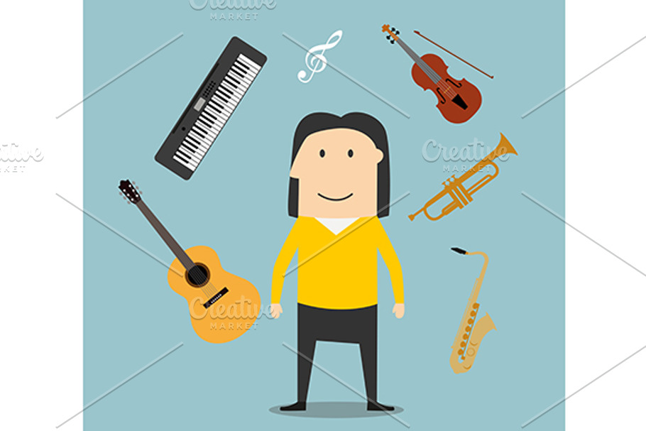 Musician profession icons in Graphics - product preview 8