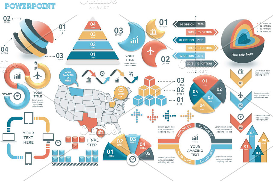 52% OFF Infographic Bundle in Presentation Templates - product preview 8