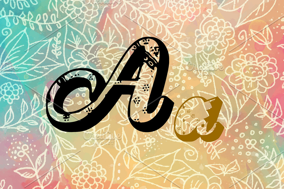 FTF BatikRetrosphiana (50 % OFF) in Display Fonts - product preview 8