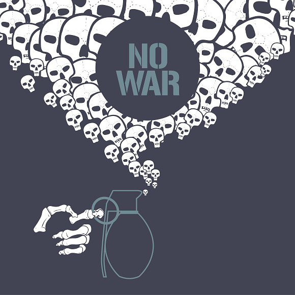 Stop war concept vector illustration in Illustrations - product preview 2