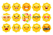 Funny Sun Emojis