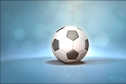 Soccer Ball With Background