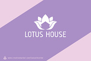 Lotus House Logo Template