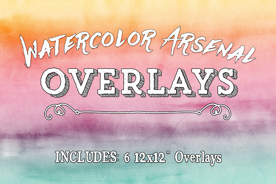 Watercolor Arsenal Overlays