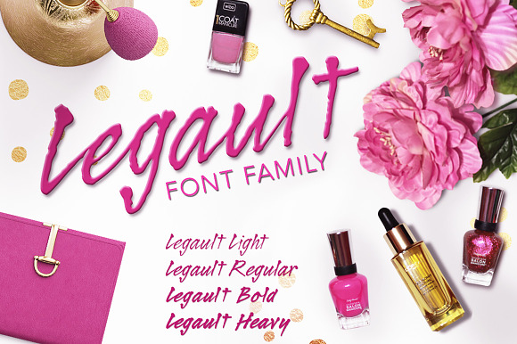 Legault Font Family in Script Fonts - product preview 11