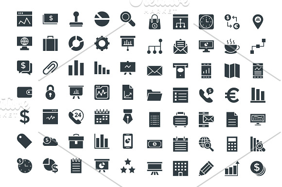 125+ Business Vector Icons in Graphics - product preview 1