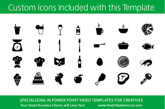 Restaurant Power Point Video in PowerPoint Templates - product preview 1
