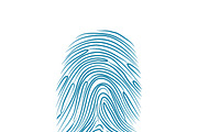 Imprint of the thumb finger