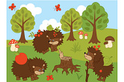 Woodland Hedgehogs