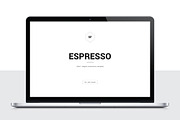 Espresso Minimal KEYNOTE Template