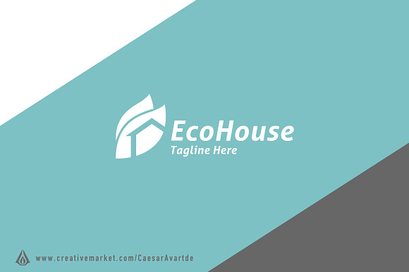Eco House Logo Template in Logo Templates - product preview 1