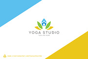 Yoga Studio Logo Template