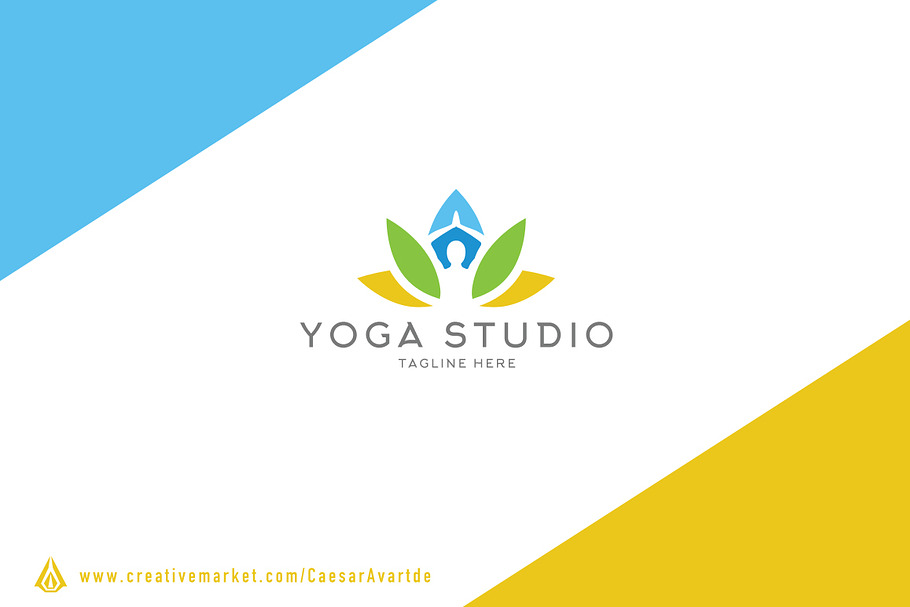 Yoga Studio Logo Template in Logo Templates - product preview 8