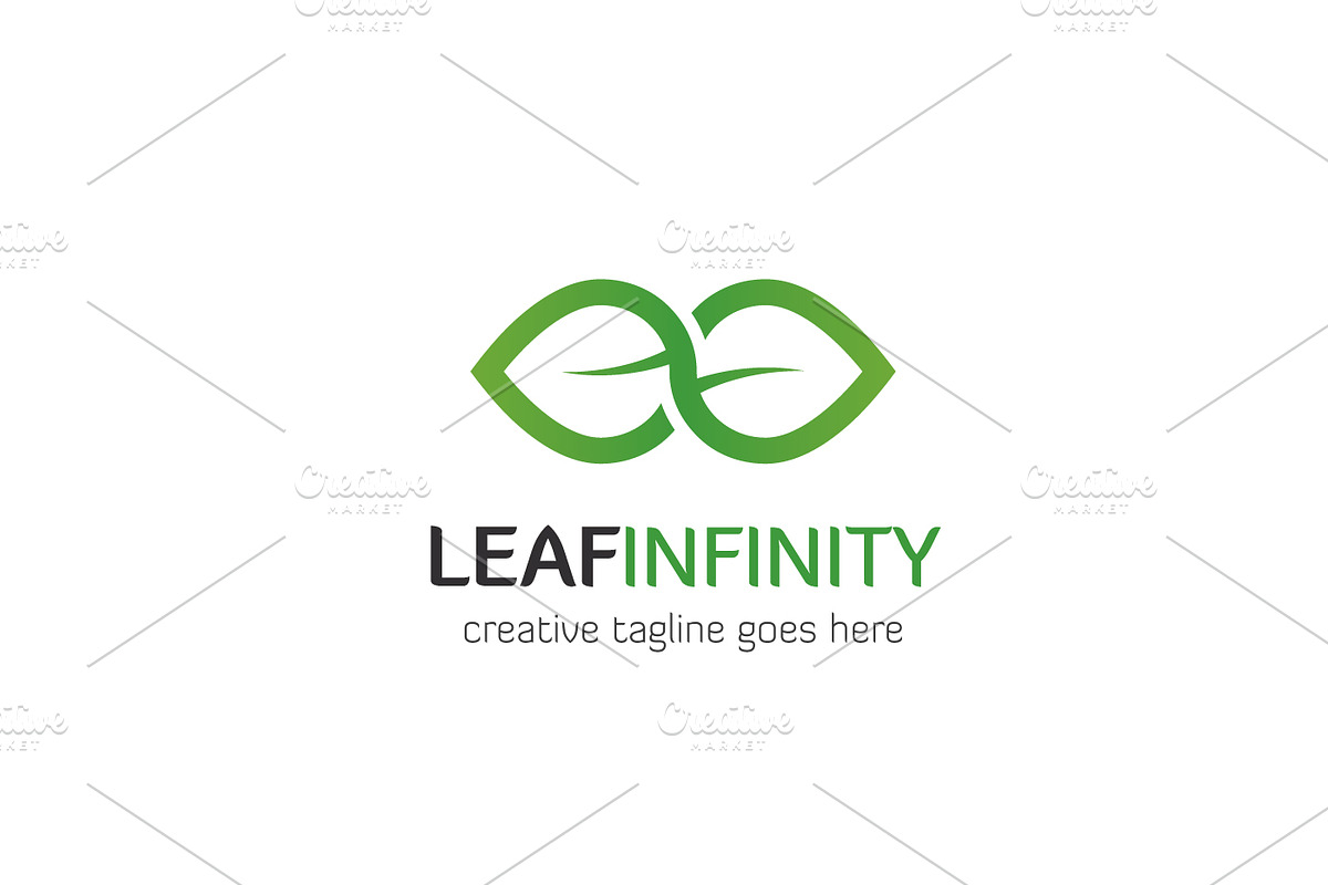 Leaf Infinity Logo in Logo Templates - product preview 8
