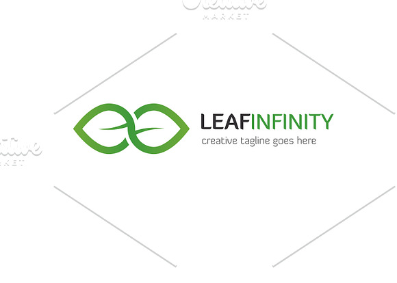 Leaf Infinity Logo in Logo Templates - product preview 1