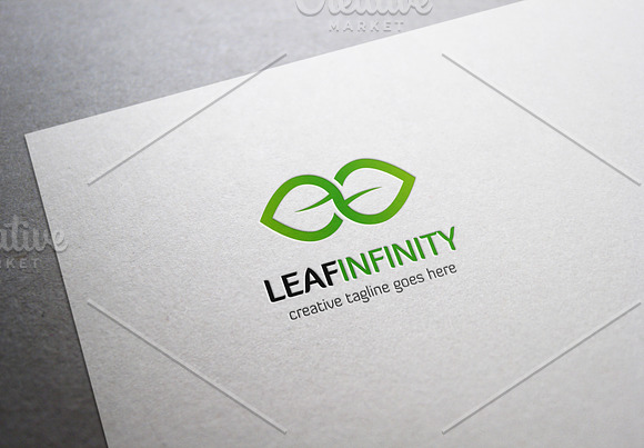 Leaf Infinity Logo in Logo Templates - product preview 2