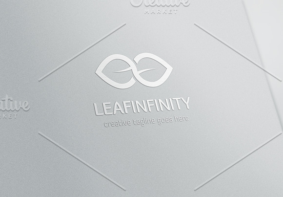 Leaf Infinity Logo in Logo Templates - product preview 3