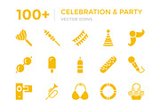 100+ Celebration and Party Icons