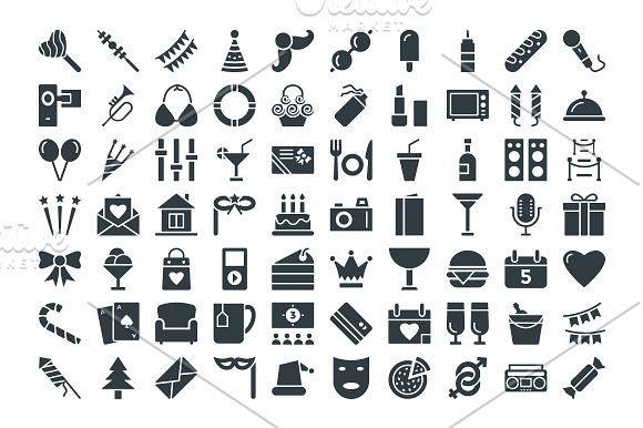 100+ Celebration and Party Icons in Graphics - product preview 1