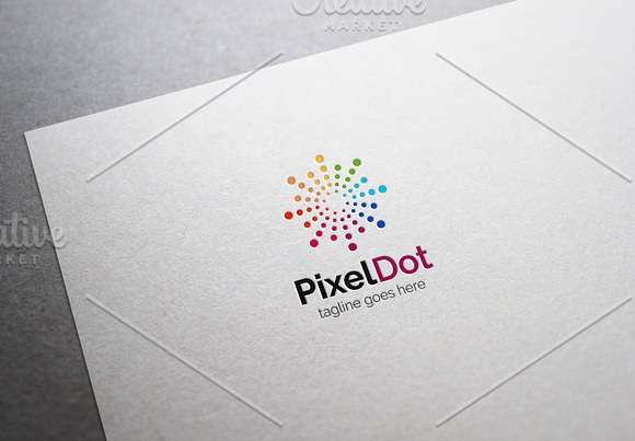 Pixel Dot Logo in Logo Templates - product preview 2