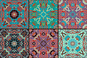 Set of decorative azulejo designs