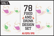 Food & Drink Design Set Vol - 1