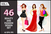Beauty & Fashion Design Set Vol - 1