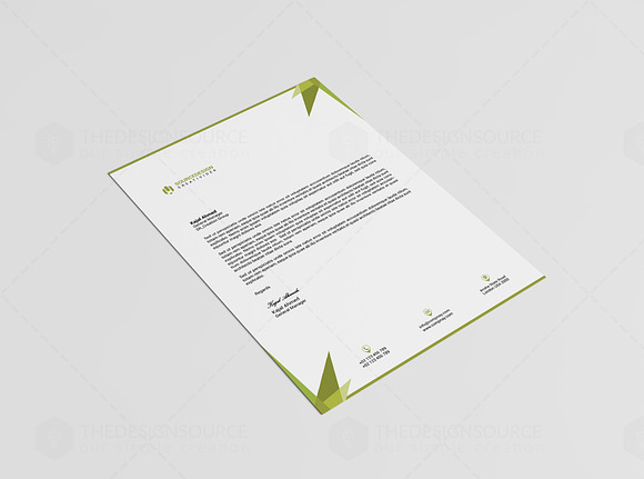 Abstract Letterhead Design in Stationery Templates - product preview 1