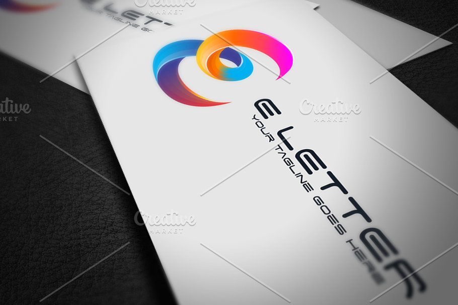 E Letter in Logo Templates - product preview 8