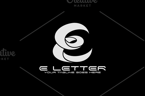 E Letter in Logo Templates - product preview 7