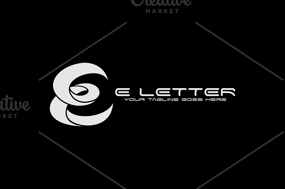E Letter in Logo Templates - product preview 12