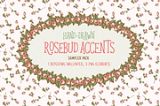 Rosebud accent - sampler pack