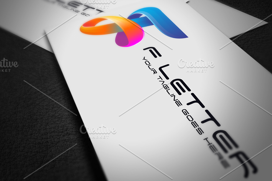 F Letter in Logo Templates - product preview 8