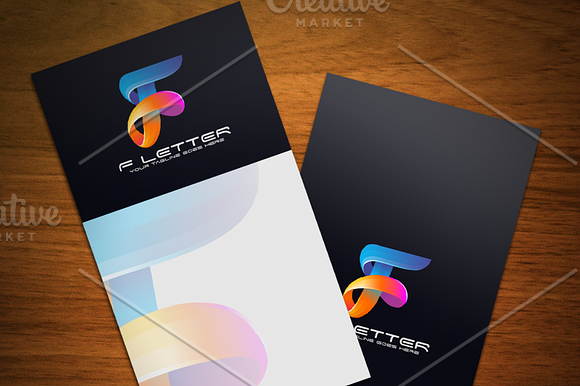 F Letter in Logo Templates - product preview 2