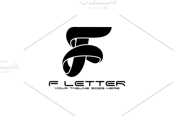 F Letter in Logo Templates - product preview 5