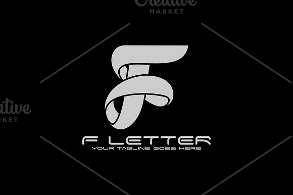 F Letter in Logo Templates - product preview 6
