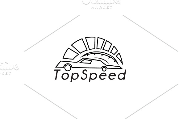 Top Speed Logo in Logo Templates - product preview 2