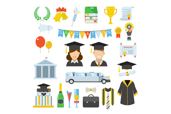 Graduation Day Icons