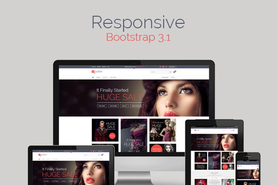 Queen - Magento Responsive Tempalate in Magento Themes - product preview 8