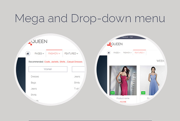 Queen - Magento Responsive Tempalate in Magento Themes - product preview 2