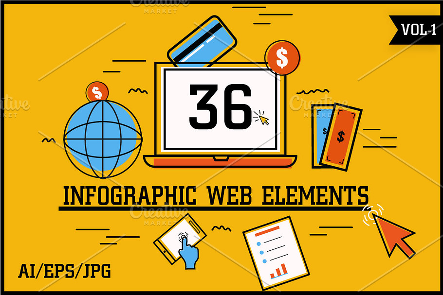 Infographic Web Elements Vol - 1