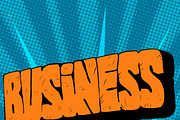stone text the word business
