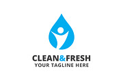 Clean & Fresh Logo Template