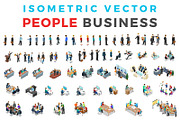Vector Business People Isometric