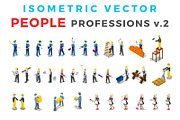 Vector Professions People Isometric