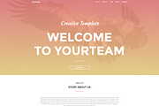 YourTeam | Responsive Landing Page