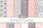 Shabby lace pattern
