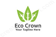 Eco Crown Logo Template