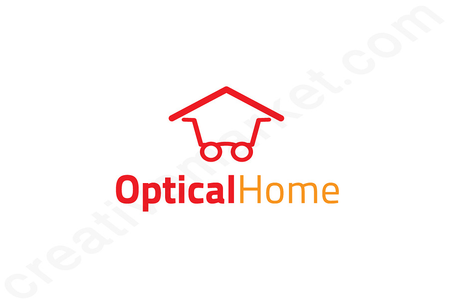 Optical Home Logo Template in Logo Templates - product preview 8