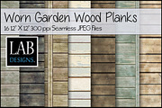 16 Wood Plank Seamless Worn Textures